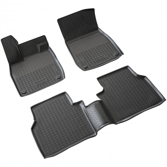 Set de 4 covorase cauciuc 3D stil tavita premium pentru VW ID.4 din 2020
