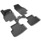 Set de 5 covorase cauciuc 3D stil tavita premium pentru VW T-Cross din 2018