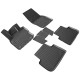 Set de 5 covorase cauciuc 3D stil tavita premium pentru VW Tiguan III din 2023, Cupra Terramar din 2024