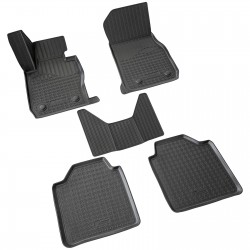 Set de 5 covorase cauciuc 3D stil tavita premium pentru BMW Seria 3 GT F34 din 2013-2020