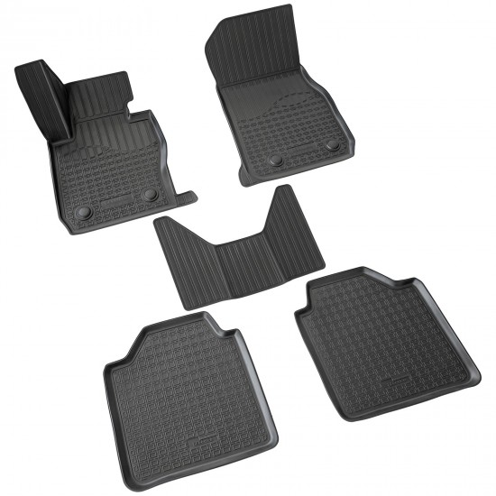 Set de 5 covorase cauciuc 3D stil tavita premium pentru BMW Seria 3 GT F34 din 2013-2020