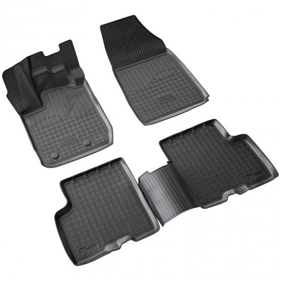 Set de 5 covorase cauciuc 3D stil tavita premium pentru Renault Arkana din 2019
