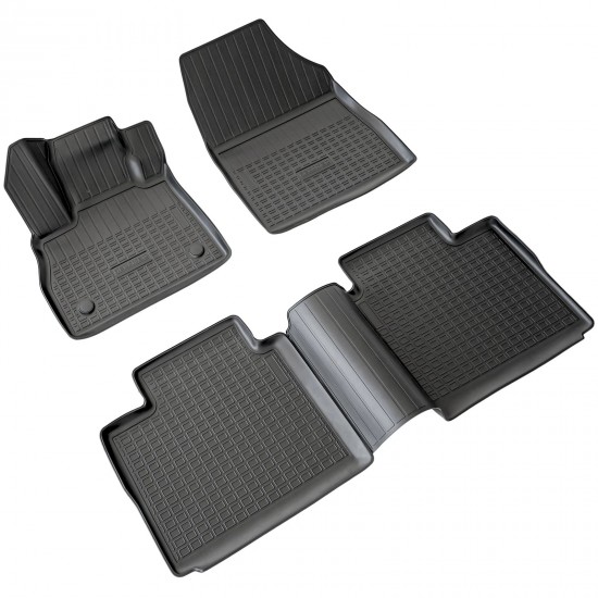 Set de 5 covorase cauciuc 3D stil tavita premium pentru Renault Espace V, 5 din 2015-2023