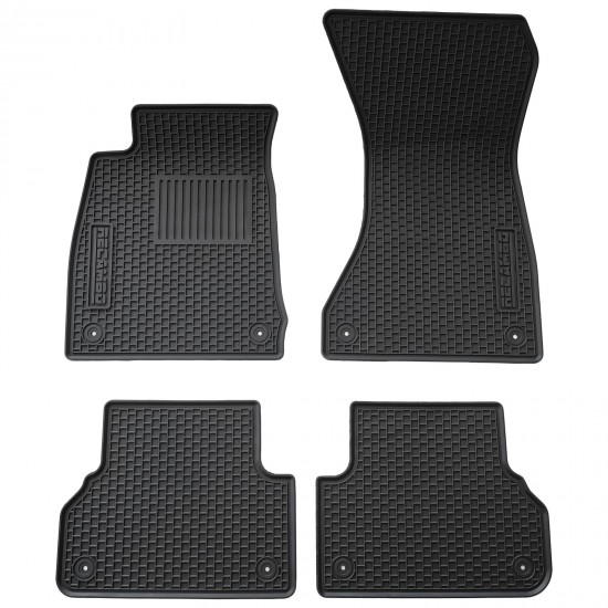 Set de 4 covorase cauciuc 3D premium pentru Audi A4 B9 din 2015-2024