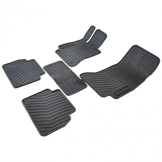 Set de 5 covorase cauciuc 3D premium pentru Mercedes E-Class W213, S213, All-Terrain X213 din 2016