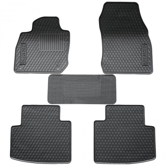 Set de 4 covorase din cauciuc premium pentru VW T-Cross din 2018