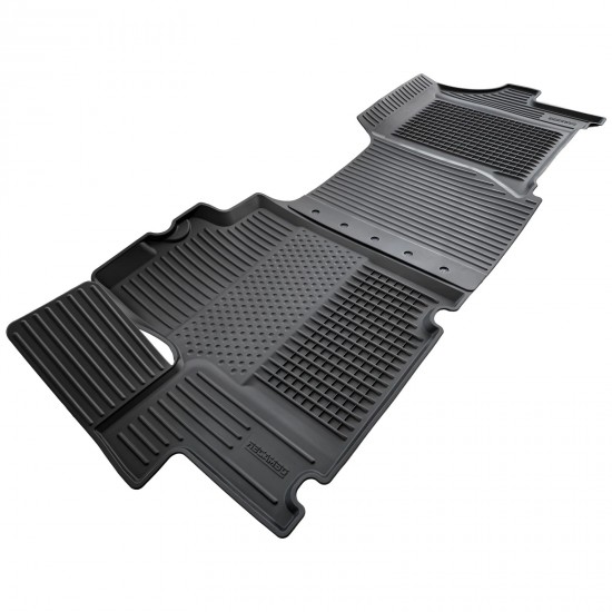 Set de 2 covorase cauciuc 3D stil tavita premium pentru Fiat Ducato din 2006