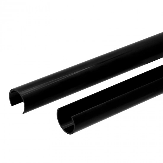 Set de 2 ornamente V-BRACE grile bara fata pentru BMW X3 F25 din 2010-2017, X4 F26 din 2014-2018 Negru