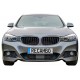 Set de 2 ornamente V-BRACE grile bara fata pentru BMW X3 F25 din 2010-2017, X4 F26 din 2014-2018 Negru