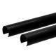 Set de 2 ornamente V-BRACE grile bara fata pentru BMW X3 F25 din 2010-2017, X4 F26 din 2014-2018 Negru