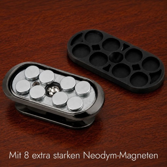 Suport de Telefon pentru Masina sau Casa cu Magnet Puternic, Autoadeziv, pentru SmartPhone sau Tableta, Reglabil, Premium