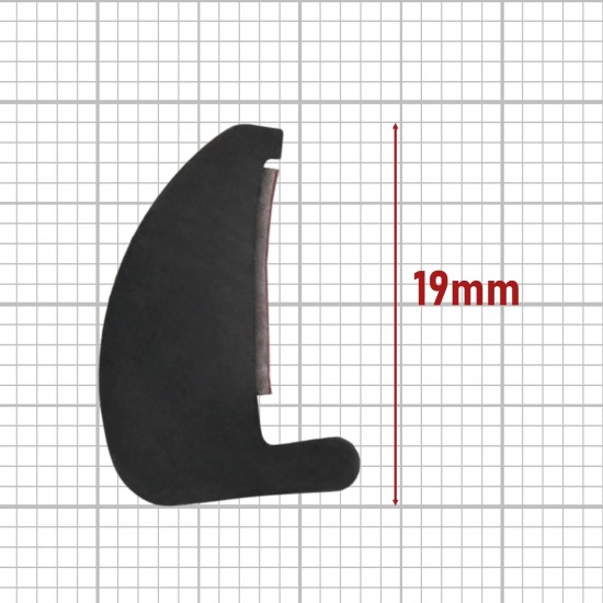 Set de 4 protectii aripi auto universale din cauciuc premium 1, 5 m lungime, latime 1, 9 cm