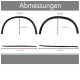 Set de 4 protectii/overfendere aripi pentru Mercedes GLC X253 din 2015-2022