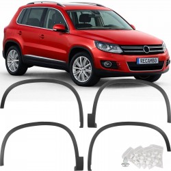 Set de 4 protectii/overfendere aripi pentru VW Tiguan I 5N Facelift din 2011-2018