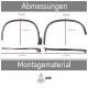 Set de 4 protectii/overfendere aripi pentru VW Tiguan I 5N Facelift din 2011-2018