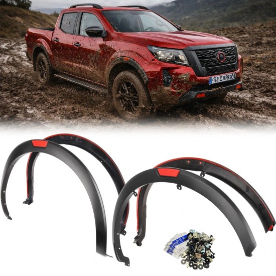 Set de 4 protectii/overfendere aripi pentru Nissan Navara NP300 din 2021