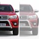 Set de 4 protectii/overfendere aripi pentru Toyota Hilux 8 Revo din 2015-2020