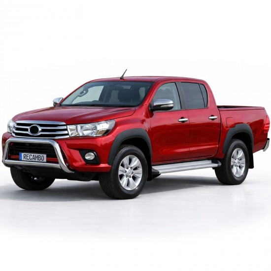 Set de 4 protectii/overfendere aripi pentru Toyota Hilux 8 Revo din 2015-2020