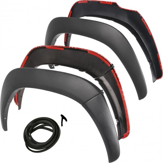 Set de 4 protectii/overfendere aripi pentru Toyota Hilux 8 Revo din 2015-2020