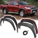 Set de 4 protectii/overfendere aripi pentru Toyota Hilux 8 Revo din 2015-2020