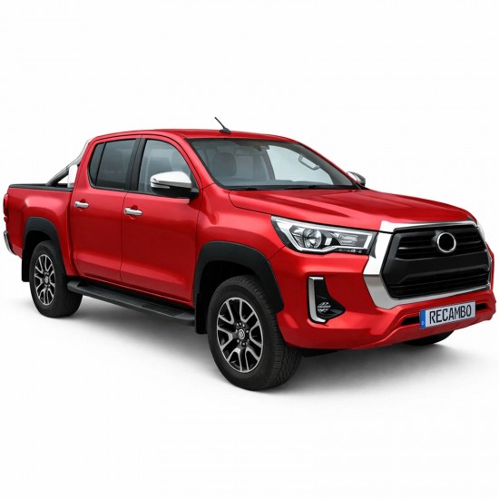 Set de 4 protectii/overfendere aripi pentru Toyota Hilux 8 Revo din 2020-2025