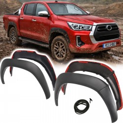 Set de 4 protectii/overfendere aripi pentru Toyota Hilux 8 Revo din 2020-2025
