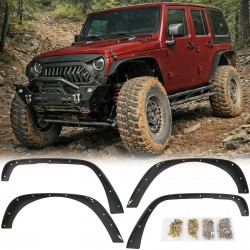 Set de 4 protectii/overfendere aripi pentru Jeep Wrangler din 2007-2018
