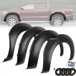 Set de 4 protectii/overfendere aripi pentru Toyota Hilux 7 Vigo din 2005-2015