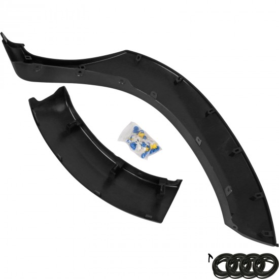 Set de 4 protectii/overfendere aripi pentru Toyota Hilux 7 Vigo din 2005-2015