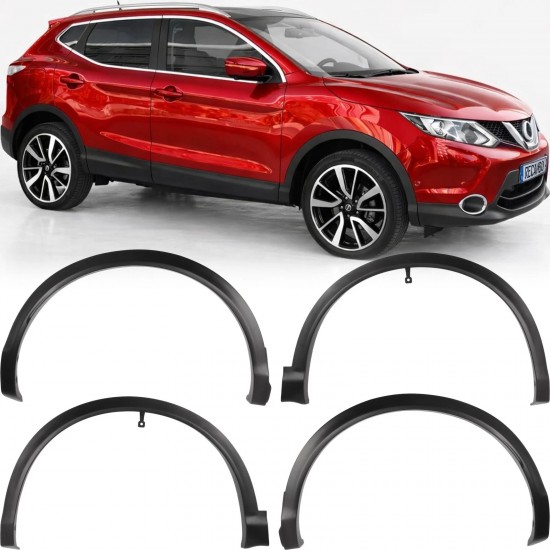Set de 4 protectii/overfendere aripi pentru Nissan Qashqai II J11 din 2013-2021