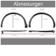 Set de 4 protectii/overfendere aripi pentru Nissan Qashqai II J11 din 2013-2021
