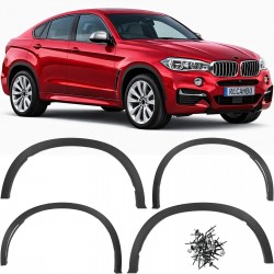 Set de 4 protectii/overfendere aripi pentru BMW X6 F16 din 2014-2019