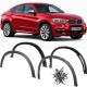 Set de 4 protectii/overfendere aripi pentru BMW X6 F16 din 2014-2019