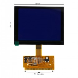 Folie reparatoare afisaj/Pixel Display MFA/FIS pentru VW Bora, Golf 4, Passat B5, B6, Sharan, T4, Ford Galaxy, Seat Alhambra, Ibiza, Skoda Octavia 1, Superb 1, Audi A4 B5, A6 C5, A3, TT