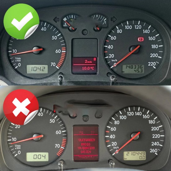 Folie reparatoare afisaj/Pixel Display mic pentru VW Bora, Golf 4, Passat B5, B6, Sharan, T4, Ford Galaxy, Seat Alhambra, Ibiza, Skoda Octavia 1, Superb 1, Audi A4 B5, A6 C5, A3, TT