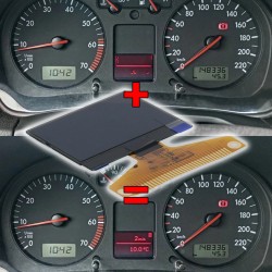 Folie reparatoare afisaj/Pixel Display mic pentru VW Bora, Golf 4, Passat B5, B6, Sharan, T4, Ford Galaxy, Seat Alhambra, Ibiza, Skoda Octavia 1, Superb 1, Audi A4 B5, A6 C5, A3, TT