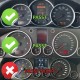 Folie reparatoare afisaj/Pixel Display panou de instrumente FIS MFA pentru VW Touareg I 7L din 2002-2010, Porsche Cayenne 9PA din 2002-2010