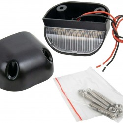 Set de 2 lampi numar LED inmatriculare universale 12V 24V lumina alb rece, remorcă, auto, camion, motocicleta