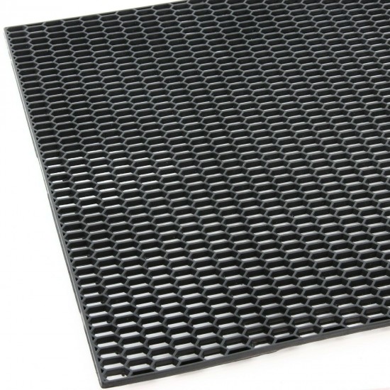 Grila/plasa Tuning din plastic ABS, 120X40 cm, negru, stil fagure