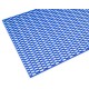Grila/plasa tuning bara din plastic, 120X40 cm, signal blue/Albastru, stil fagure