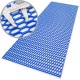 Grila/plasa tuning bara din plastic, 120X40 cm, signal blue/Albastru, stil fagure