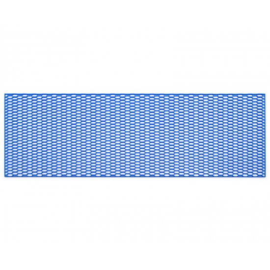 Grila/plasa tuning bara din plastic, 120X40 cm, signal blue/Albastru, stil fagure
