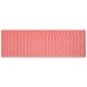 Grila/plasa tuning bara din plastic, 120X40 cm, signa red/rosu, stil fagure