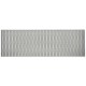 Grila/plasa tuning bara din plastic, 120X40 cm, gri antracit, stil fagure