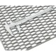 Grila/plasa tuning bara din plastic, 120X40 cm, gri inchis, stil fagure