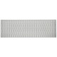 Grila/plasa tuning bara din plastic, 120X40 cm, gri inchis, stil fagure