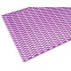 Grila/plasa tuning bara din plastic, 120X40 cm, violet, stil fagure