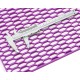 Grila/plasa tuning bara din plastic, 120X40 cm, violet, stil fagure