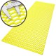 Grila/plasa tuning bara din plastic, 120X40 cm, galben neon, stil fagure