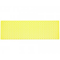 Grila/plasa tuning bara din plastic, 120X40 cm, galben neon, stil fagure